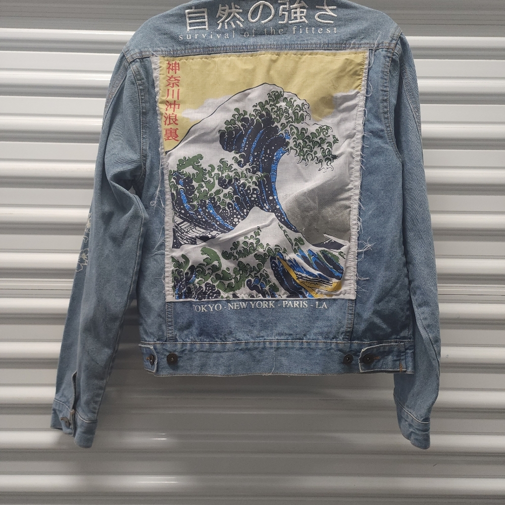 Women’s Brooklyn Cloth Back Denim Jacket, size small